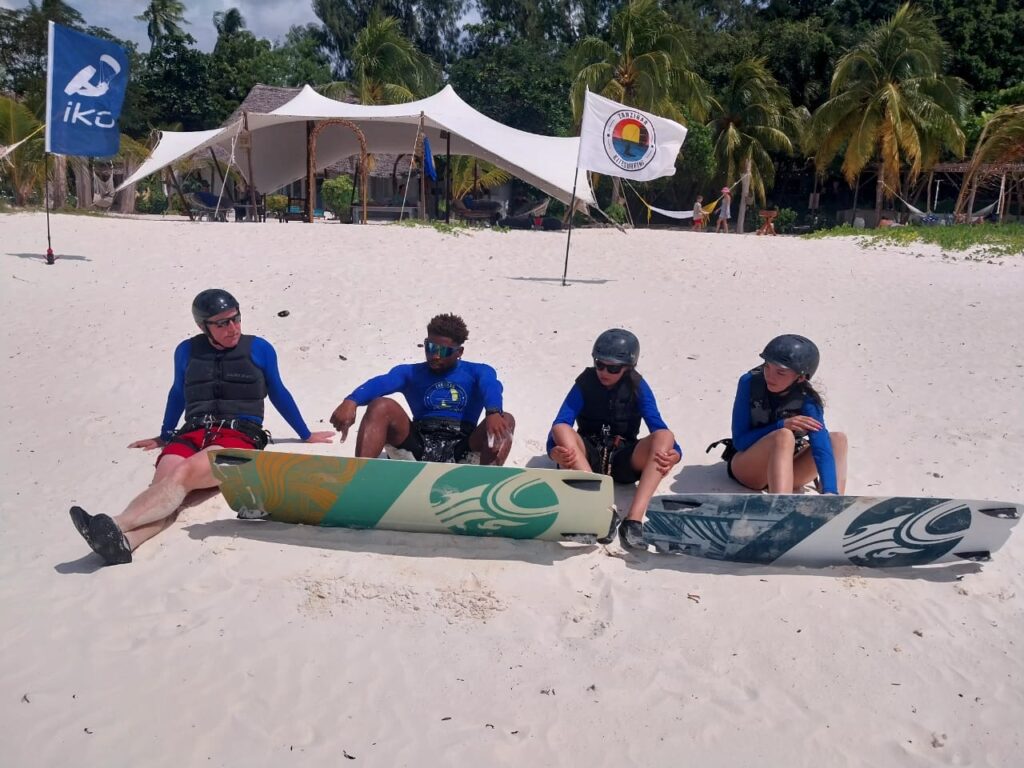 Kitesurfing Lessons | Learn to kitesurf South East Coast of Zanzibar kitesurfing lessons